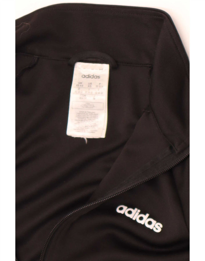 Adidas Climalite Survêtement Top Veste UK 4/6 XS Noir Polyester