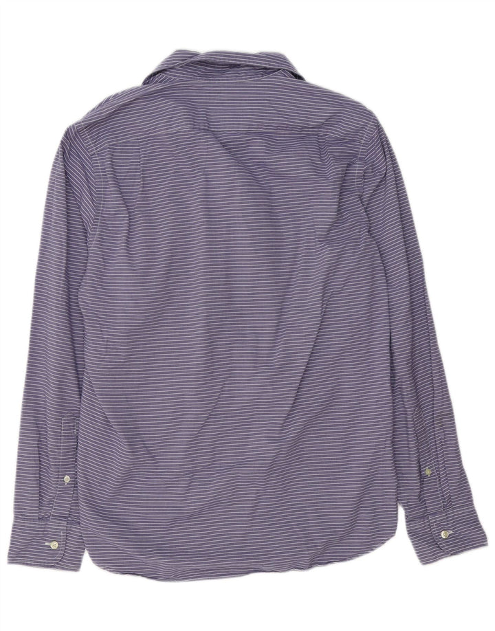 J. CREW Chemise homme en coton à fines rayures violet moyen