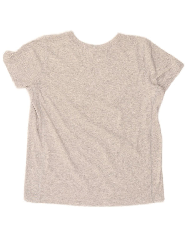 Champion T-Shirt Femme Top UK 6 XS Gris Moucheté Coton