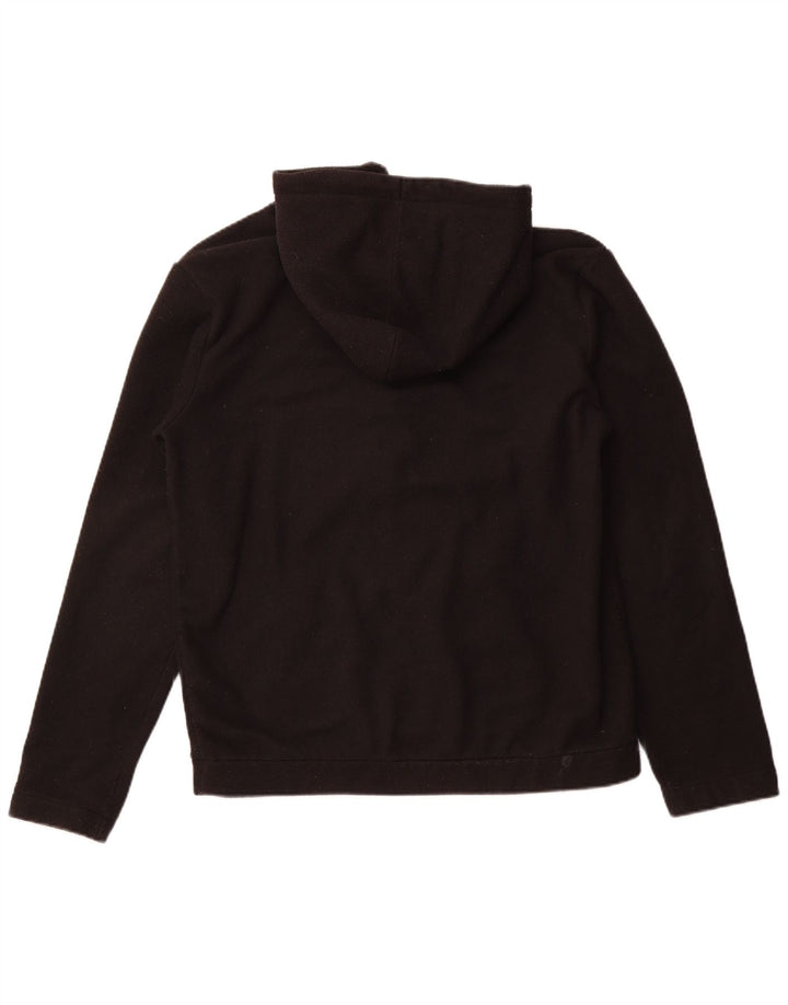 FILA Pull Polaire à Capuche et Col Zippé Homme Noir Moyen Polyester