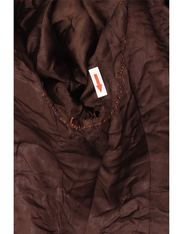 veste en cuir homme vintage UK 40 Grand Marron