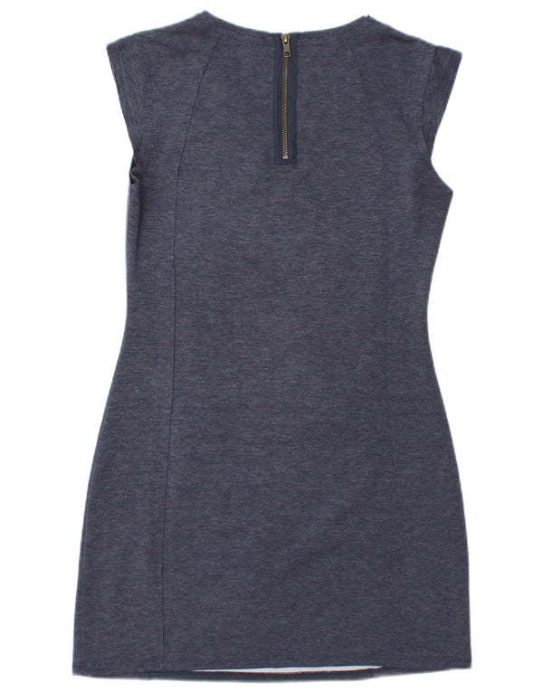 Desigual Robe fourreau pour femme UK 44 Bleu moyen géométrique