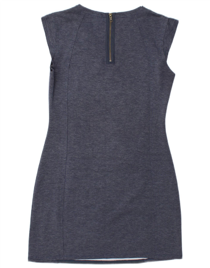 Desigual Robe fourreau pour femme UK 44 Bleu moyen géométrique