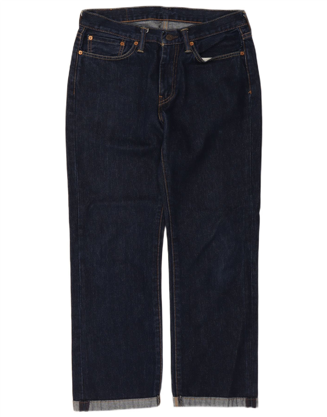 Levi's Jean 514 Straight W32 L27 Homme Bleu Marine Coton