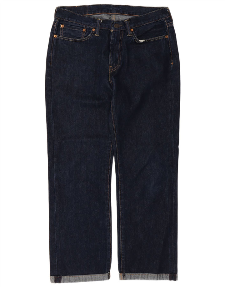 Levi's Jean 514 Straight W32 L27 Homme Bleu Marine Coton