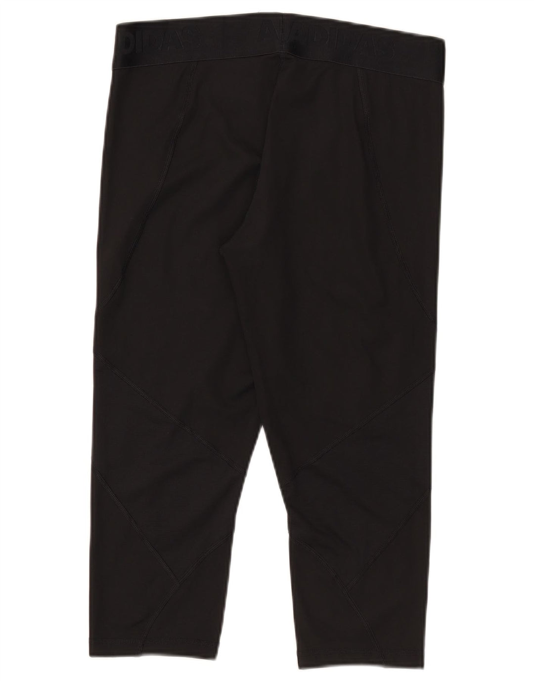 Adidas Legging Capri Tech Fit pour femme UK 16/18 Large Noir Polyester