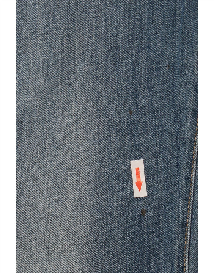 Benetton Short En Jean W33 Bleu Moyen Homme