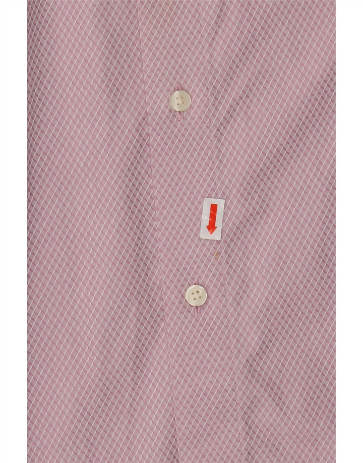Ted Baker Chemise Homme Taille 4 Grand Rose Argyle/Diamant Coton