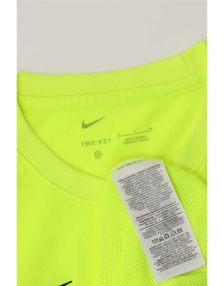 Nike Hommes Dri Fit T-Shirt Haut Petit Vert Polyester
