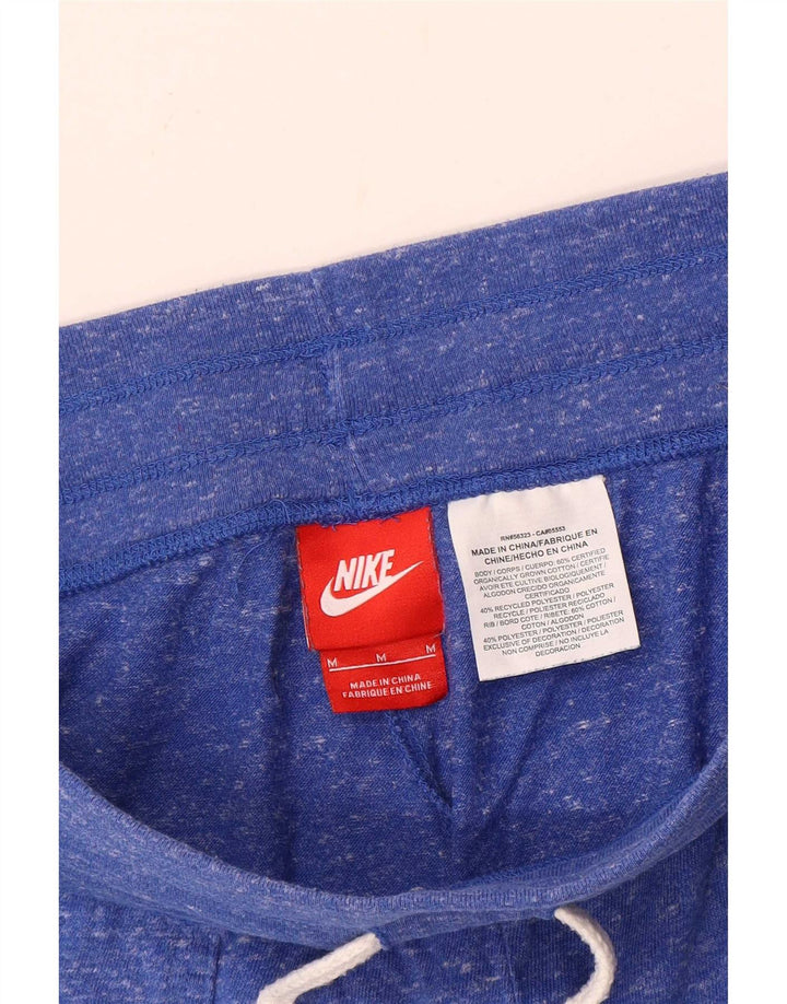 Nike Short de sport graphique pour femme UK 12 Polyester moucheté bleu moyen
