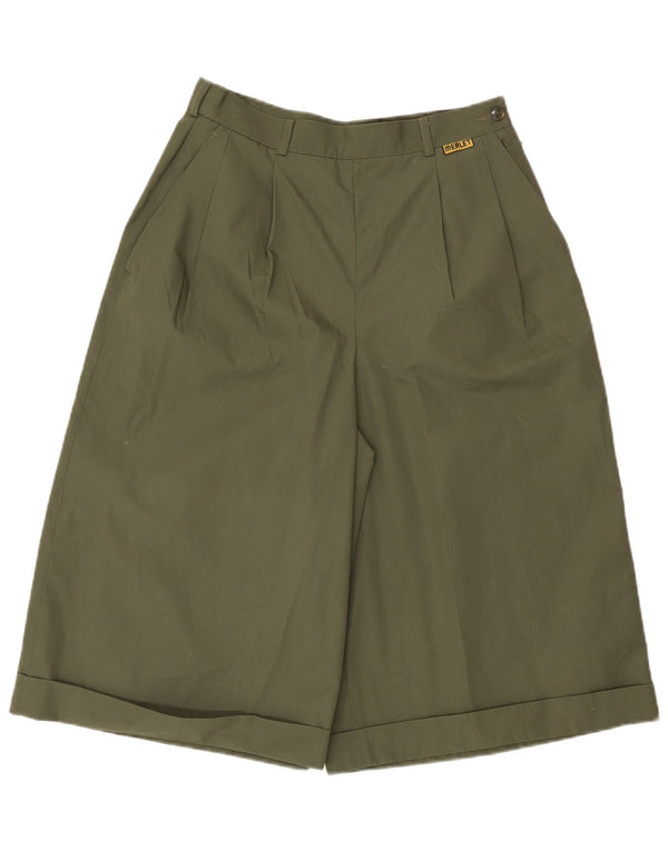 NINO Short chino taille haute pour femme IT 46 Large W26 L15 Kaki