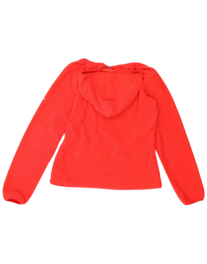 BRUGI Veste polaire à capuche pour femme UK 14 Rouge moyen Paisley Polyester