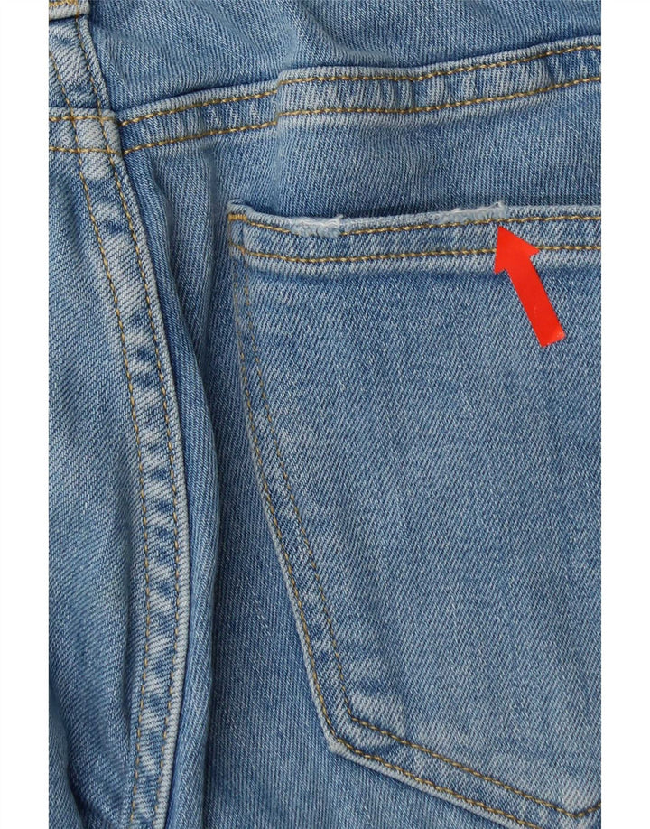Zara Jean Slim Femme EU 40 Moyen W30 L29 Bleu Coton