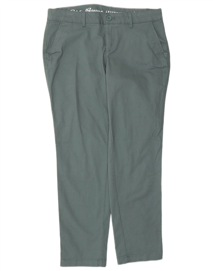 EDDIE BAUER Pantalon Chino Slim Femme US 6 Medium W32 L29 Coton Vert