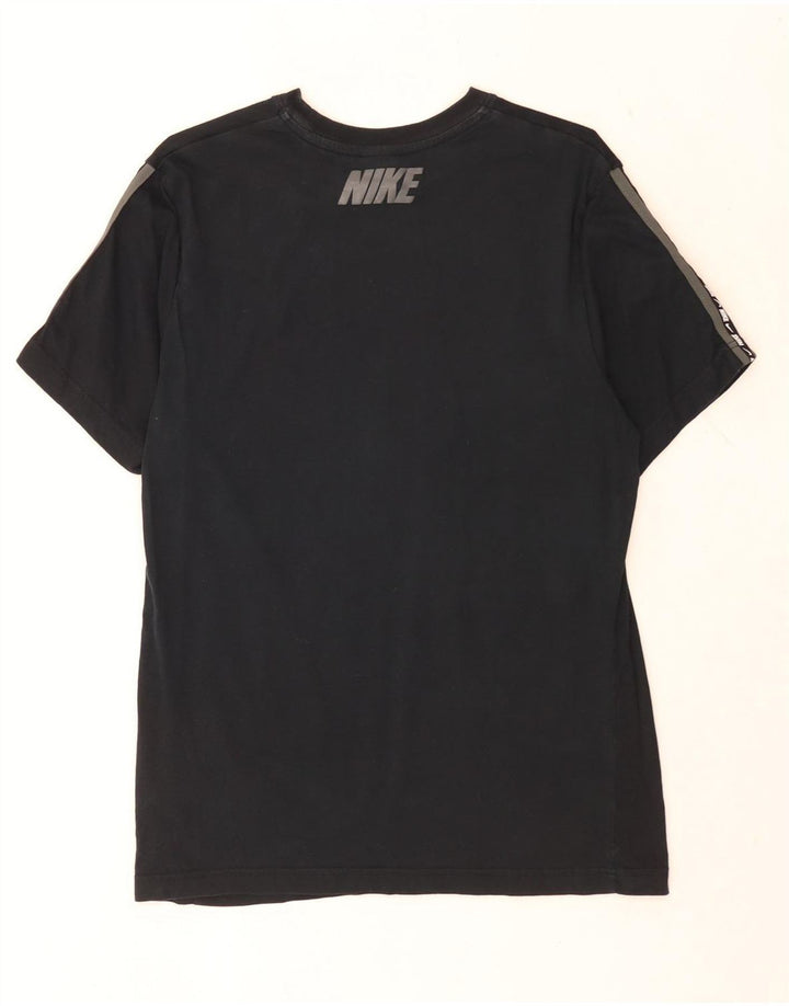 Nike T-shirt graphique pour homme en coton noir moyen