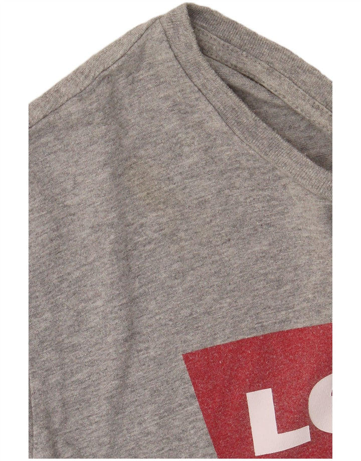 Levi's Tee-Shirt Graphique Homme Gris Moyen Coton