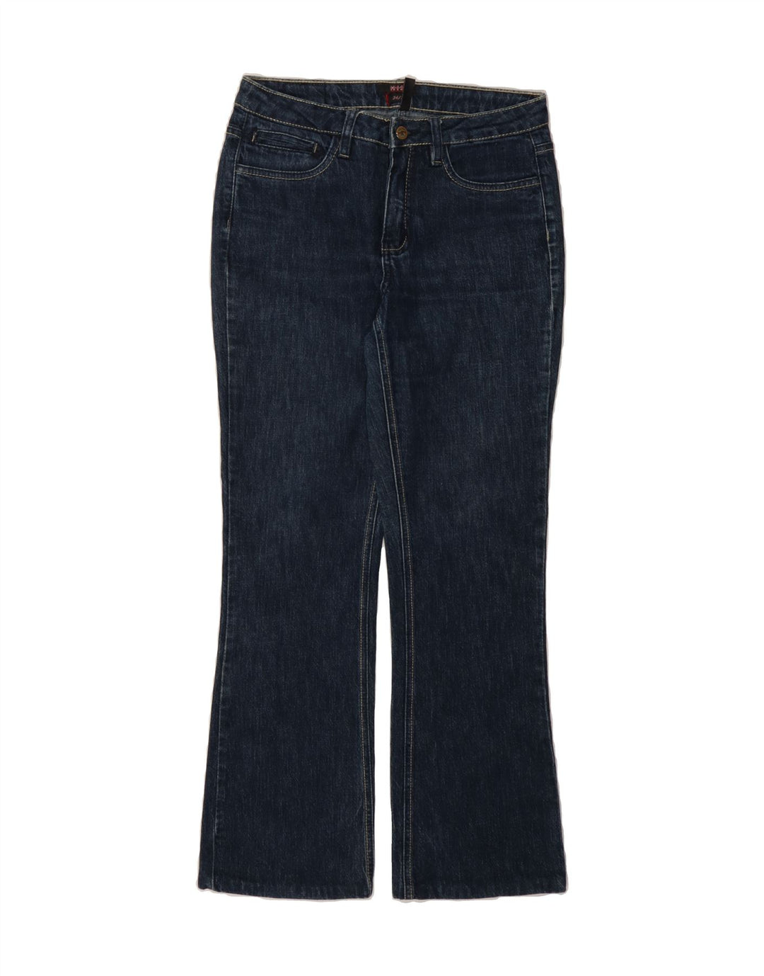H.I.S Womens Bootcut Jeans EU 36 Small W28 L29 Navy Blue Cotton Vintage H.I.S and Second-Hand H.I.S from Messina Hembry 