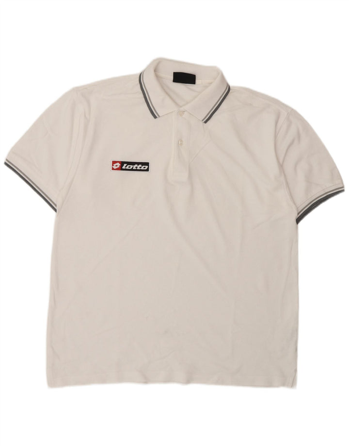 Lotto Polo Homme Grand Blanc Coton