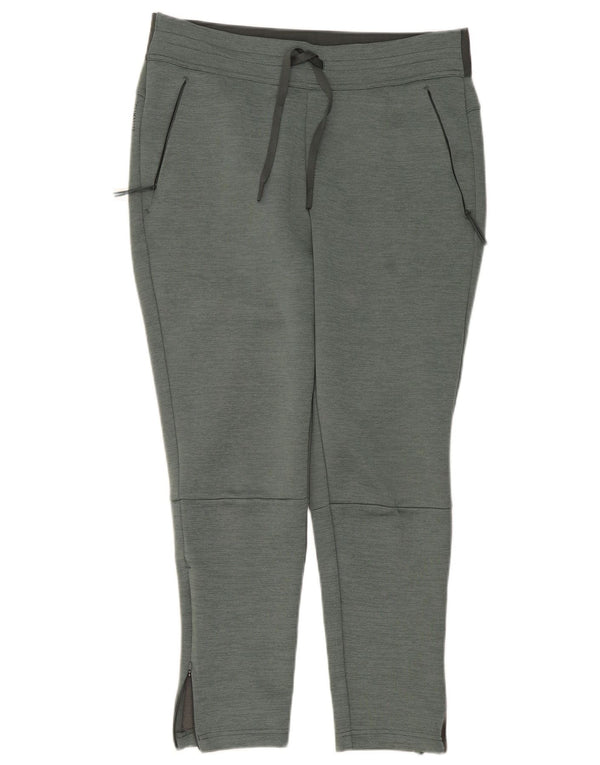 Adidas Womens Tracksuit Trousers UK 14 Large Green Polyester