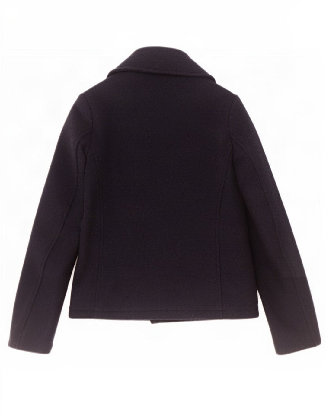 Fat Face Caban Femme UK 10 Petite Laine Bleu Marine
