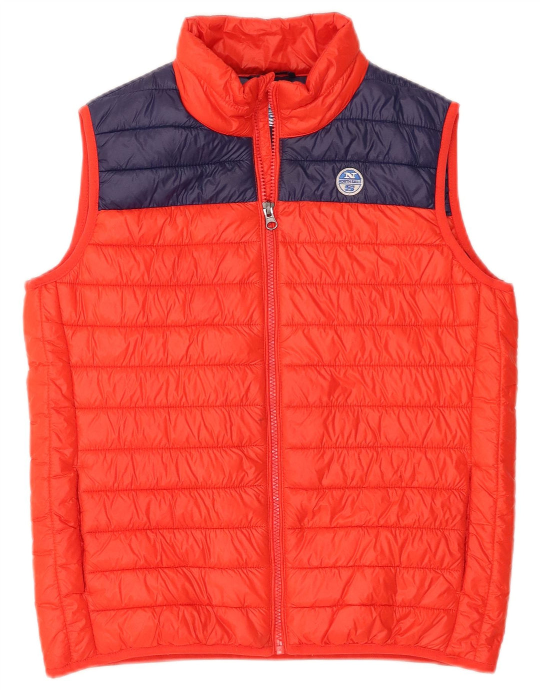 North Sails Gilet rembourré fille 13-14 ans Orange Colourblock Polyamide