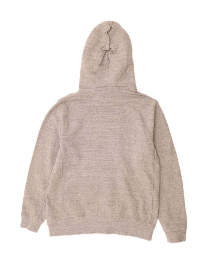 Jack Wills Pull à Capuche Graphique Homme Gris Moyen Moucheté Coton