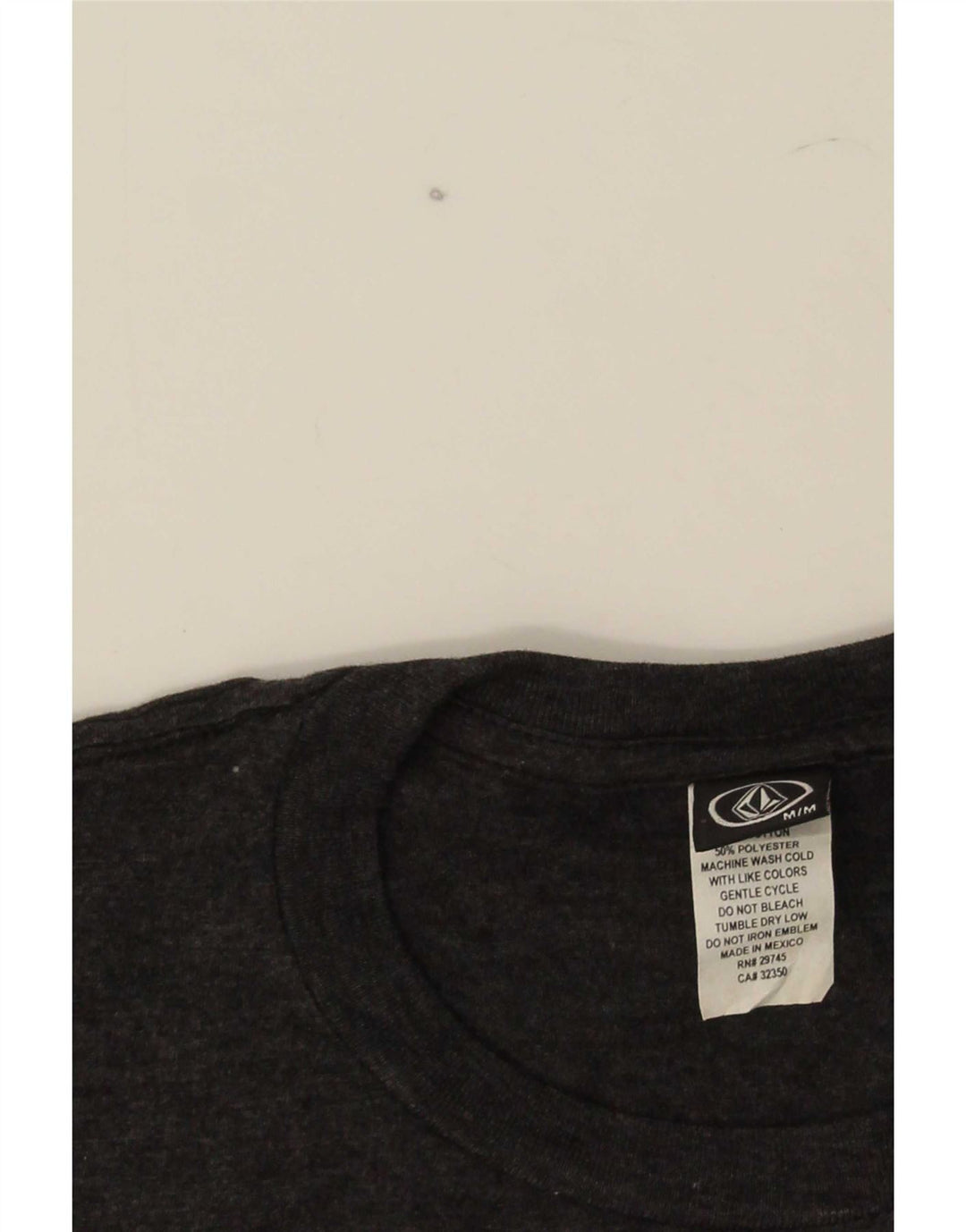 Volcom T-Shirt Graphique Homme Gris Moyen Coton