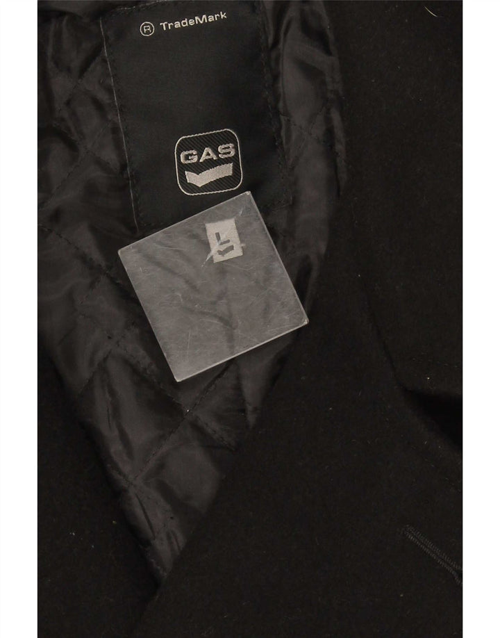 Gas Manteau double boutonnage pour homme UK 40 Large Noir