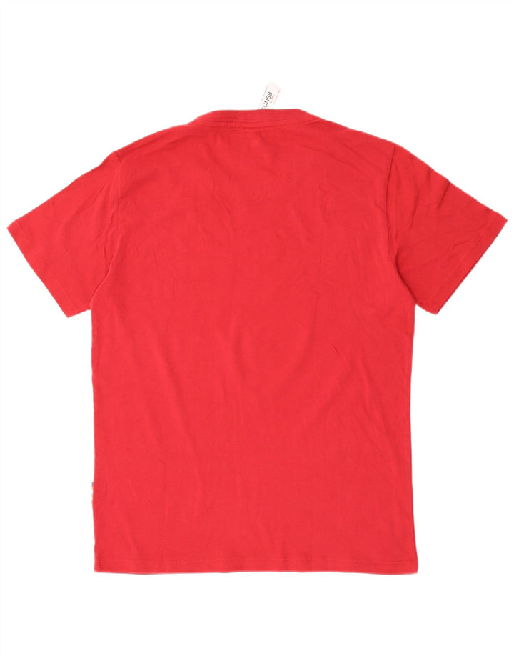 Sun68 T-shirt graphique pour homme en coton rouge Taille L