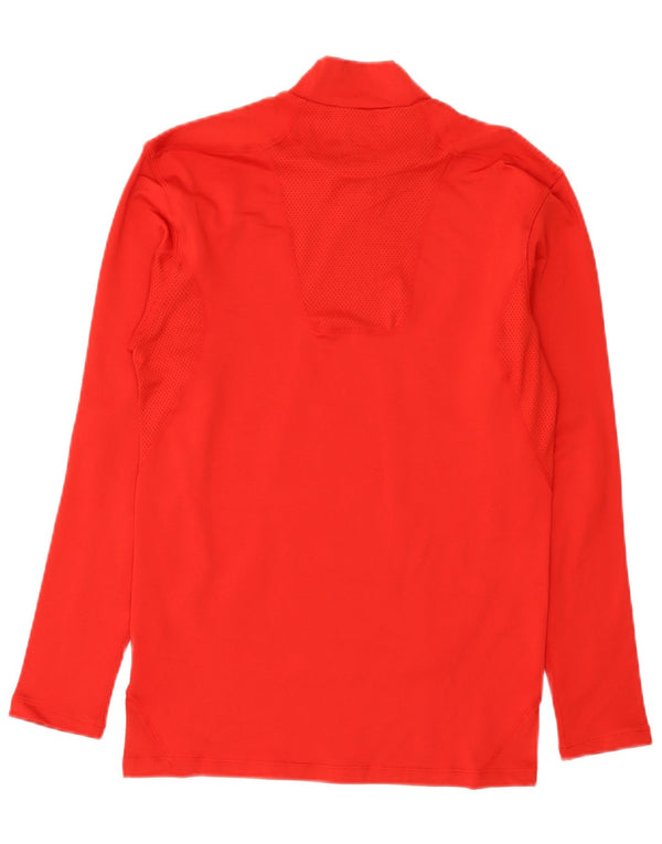 Nike Haut Dri Fit à manches longues pour homme en polyester rouge Taille L