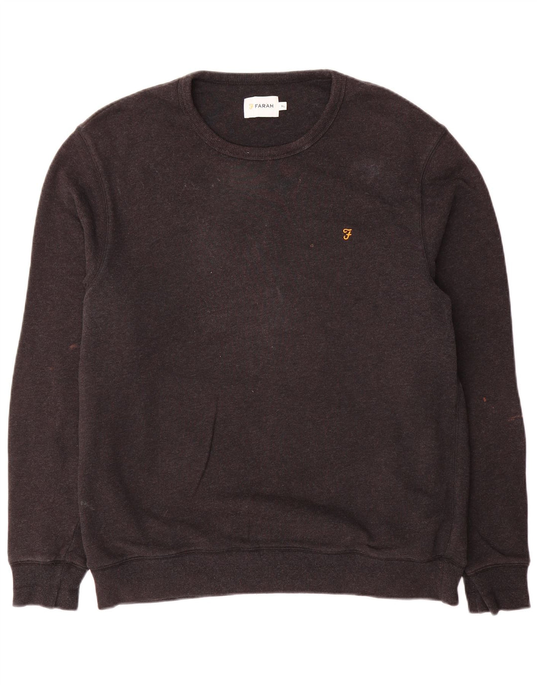 Farah Sweatshirt Jumper XL Gris Coton Homme