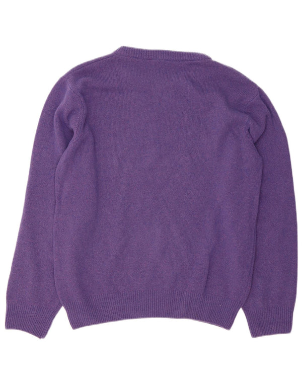 Luca Nobili Pull Col Bateau Homme Violet Moyen Laine