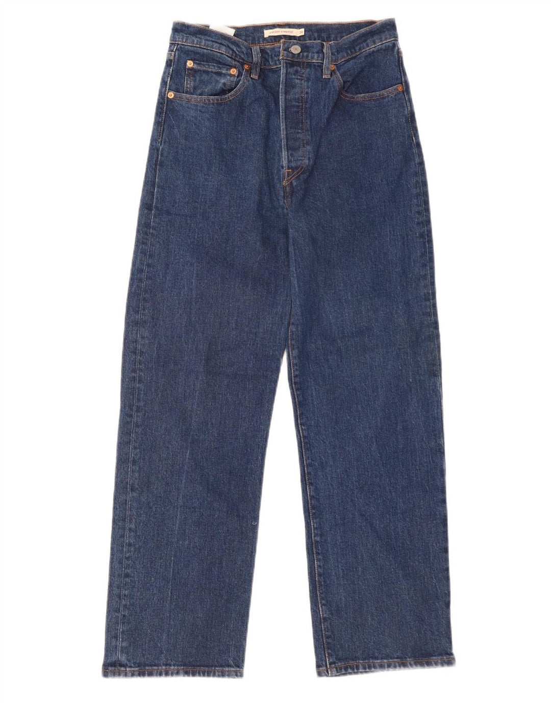 LEVI'S Jean droit Ribcage Femme W30 L29 Bleu Coton