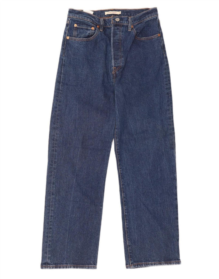 LEVI'S Jean droit Ribcage Femme W30 L29 Bleu Coton