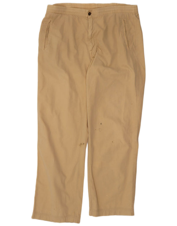 Marina Yachting Pantalon Chino Droit Homme IT 54 2XL W36 L31 Coton Beige