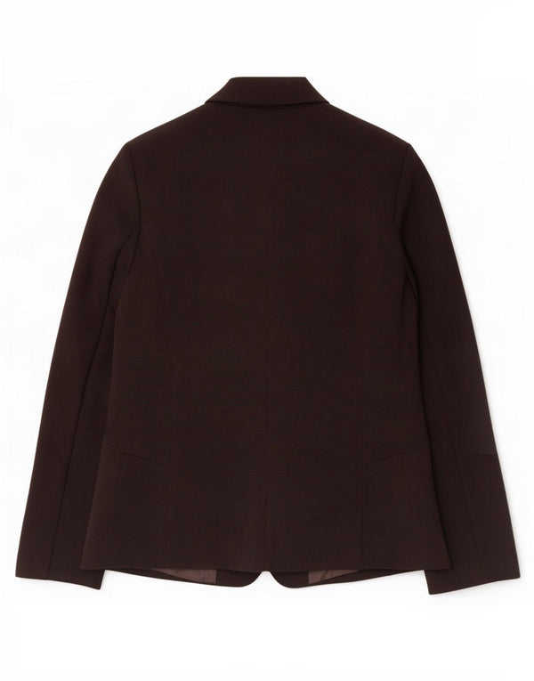 Oasis Veste blazer ouverte pour femme UK 14 Polyester à fines rayures noires moyennes