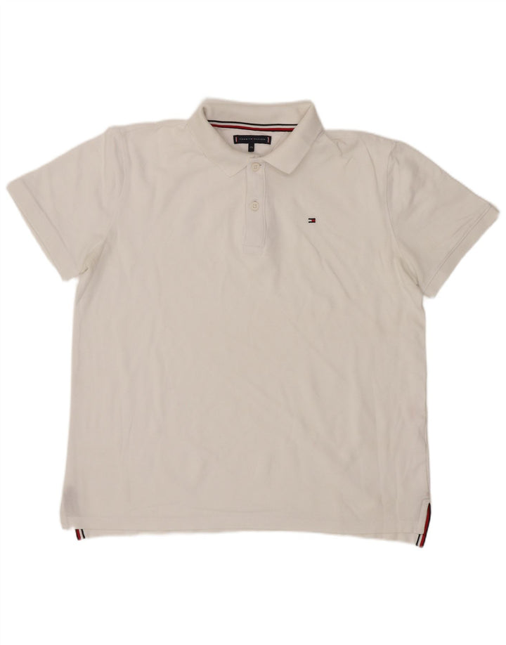 Tommy Hilfiger Polo Garçon 15-16 ans Blanc