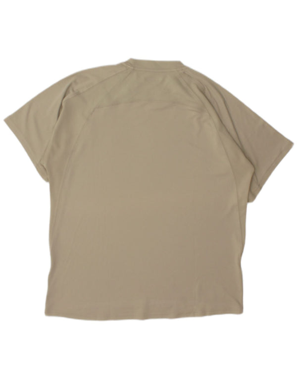 Under Armour T-Shirt Homme Haut Large Beige Polyester