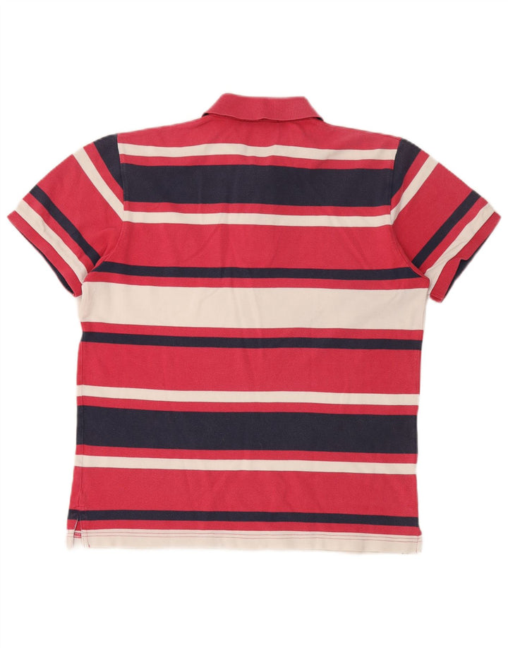 Gant Polo Homme Rose Moyen Rayé Coton