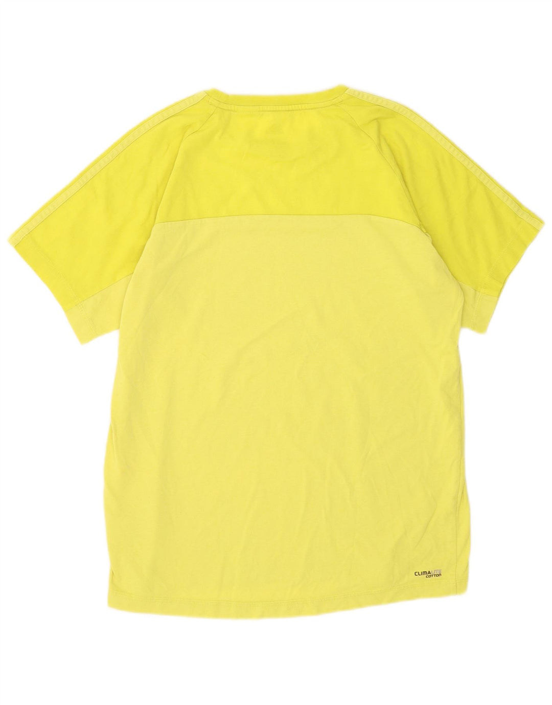 Adidas T-Shirt Climalite Homme Jaune Moyen Coton
