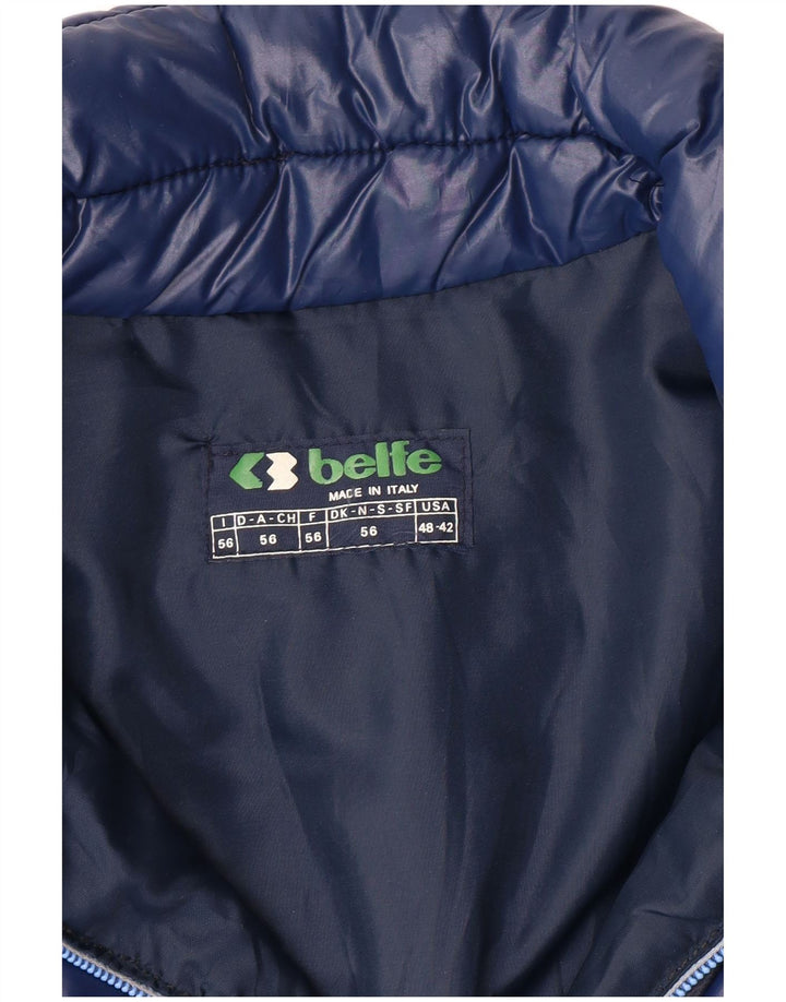 Belfe Veste matelassée pour homme IT 56 3XL Bleu Colourblock