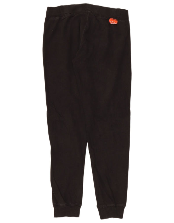 Superdry Pantalon De Survêtement Joggers UK 14 Medium Noir Coton Femme