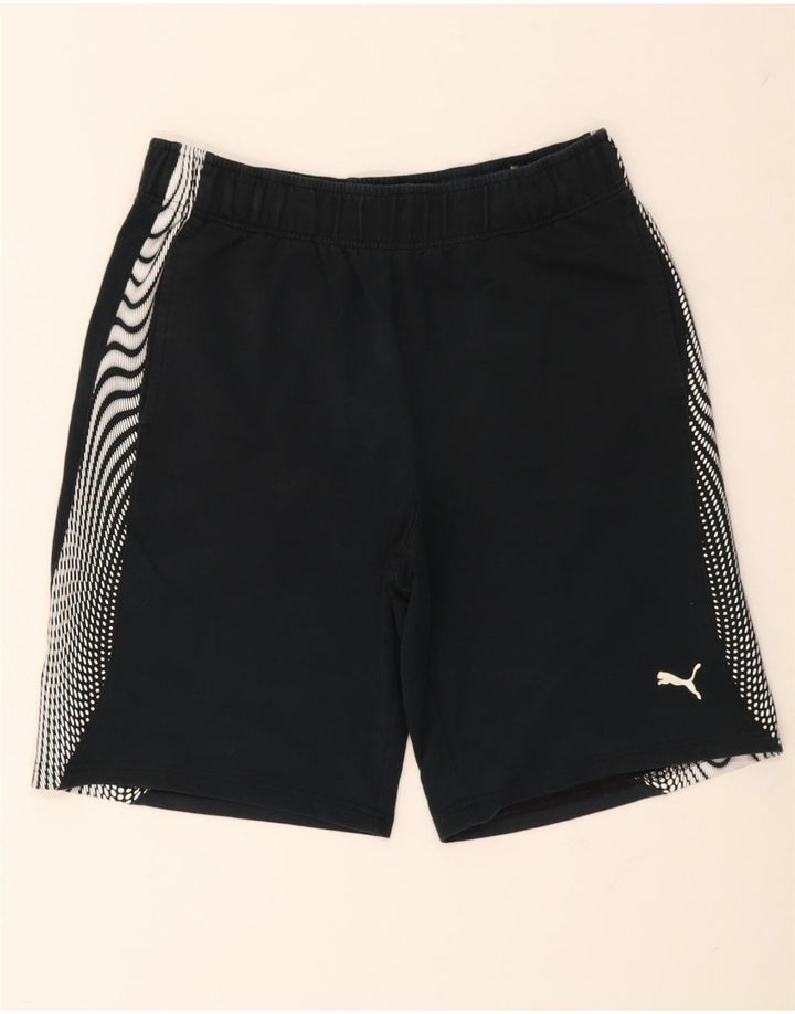 Puma Short de Sport Homme Large Noir Géométrique