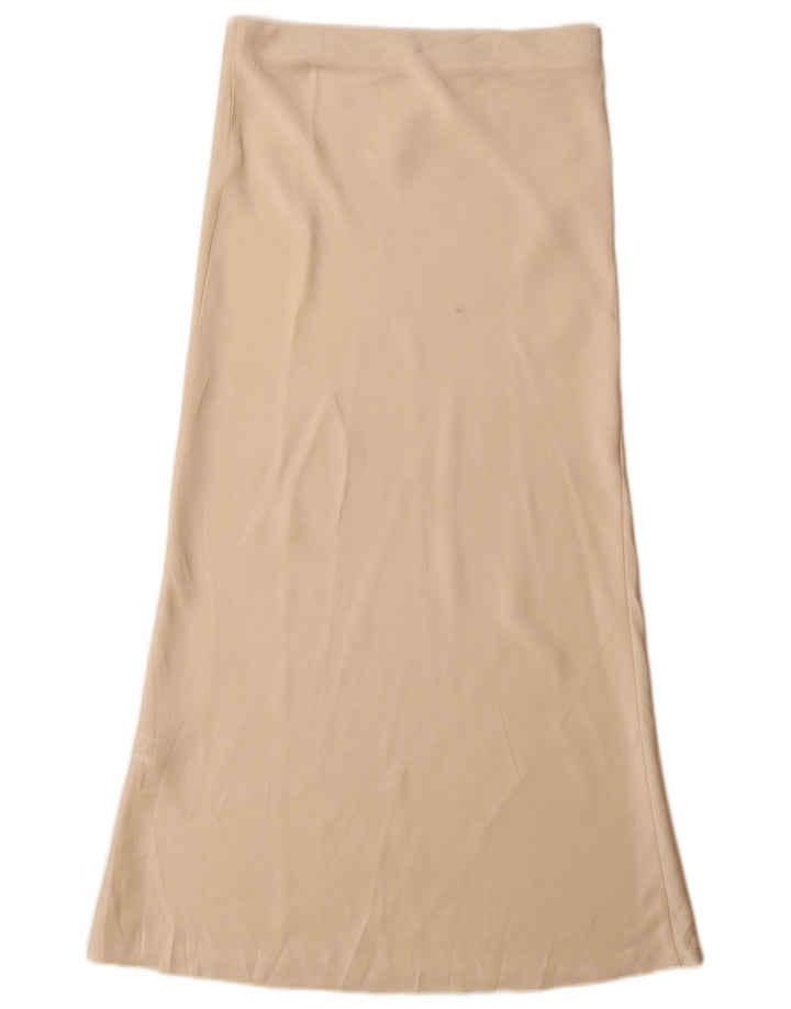 Zara Femme Jupe Maxi Petit W26 Beige Polyester
