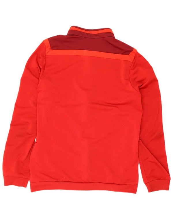 Adidas Veste de Survêtement Garçon 11-12 ans Rouge Colorblock Polyester