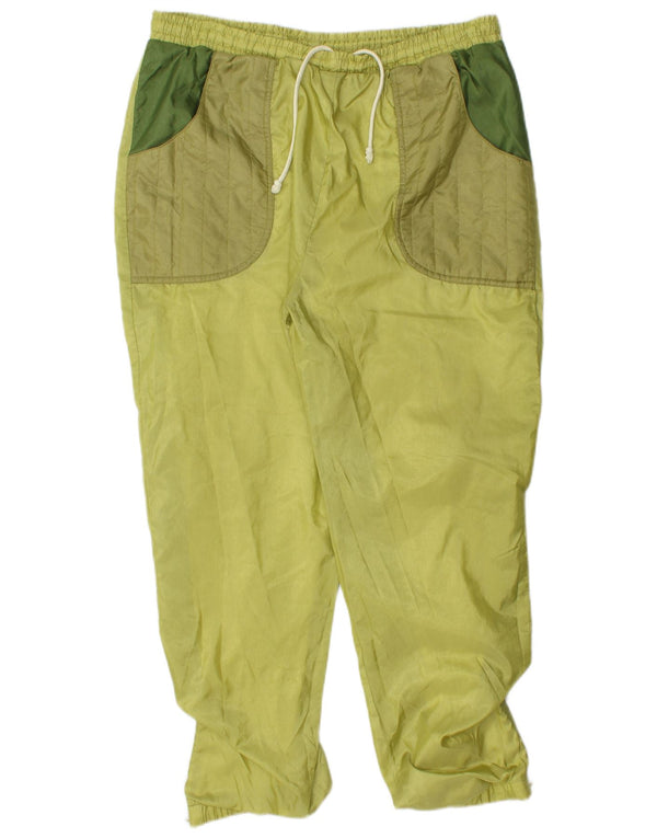 vintage Pantalon de survêtement pour hommes Joggers Grand Colorblock vert