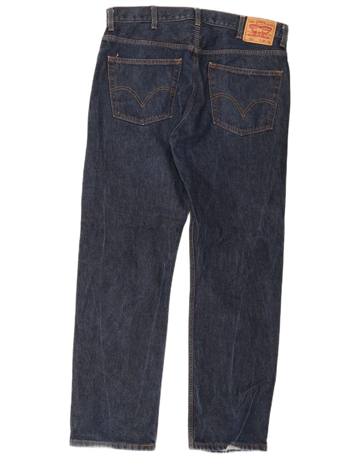Levi's Jean Droit 505 Regular Fit Homme W38 L34 Bleu Marine Coton