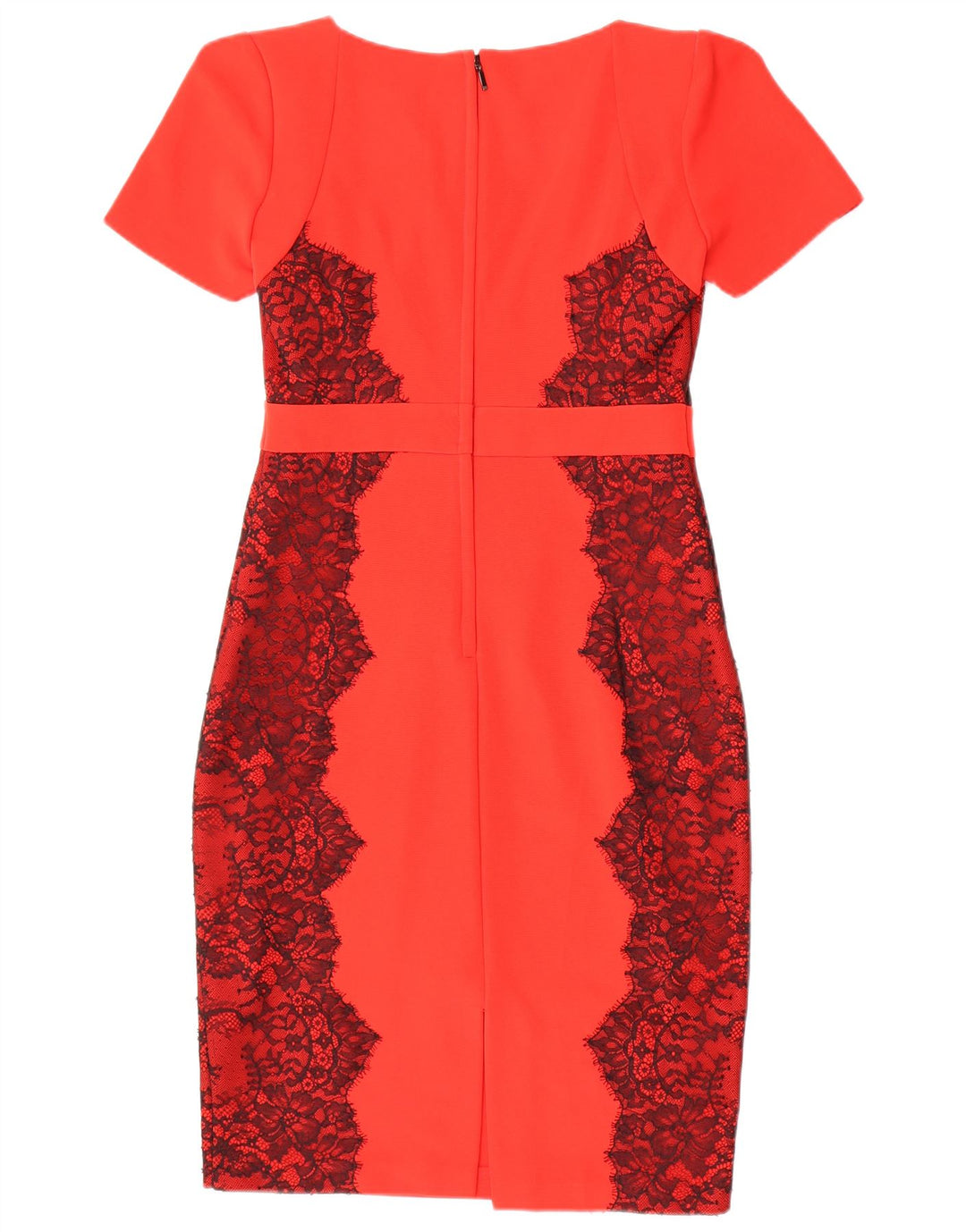 Marks & Spencer Robe fourreau pour femme UK 12 Polyester floral rouge moyen