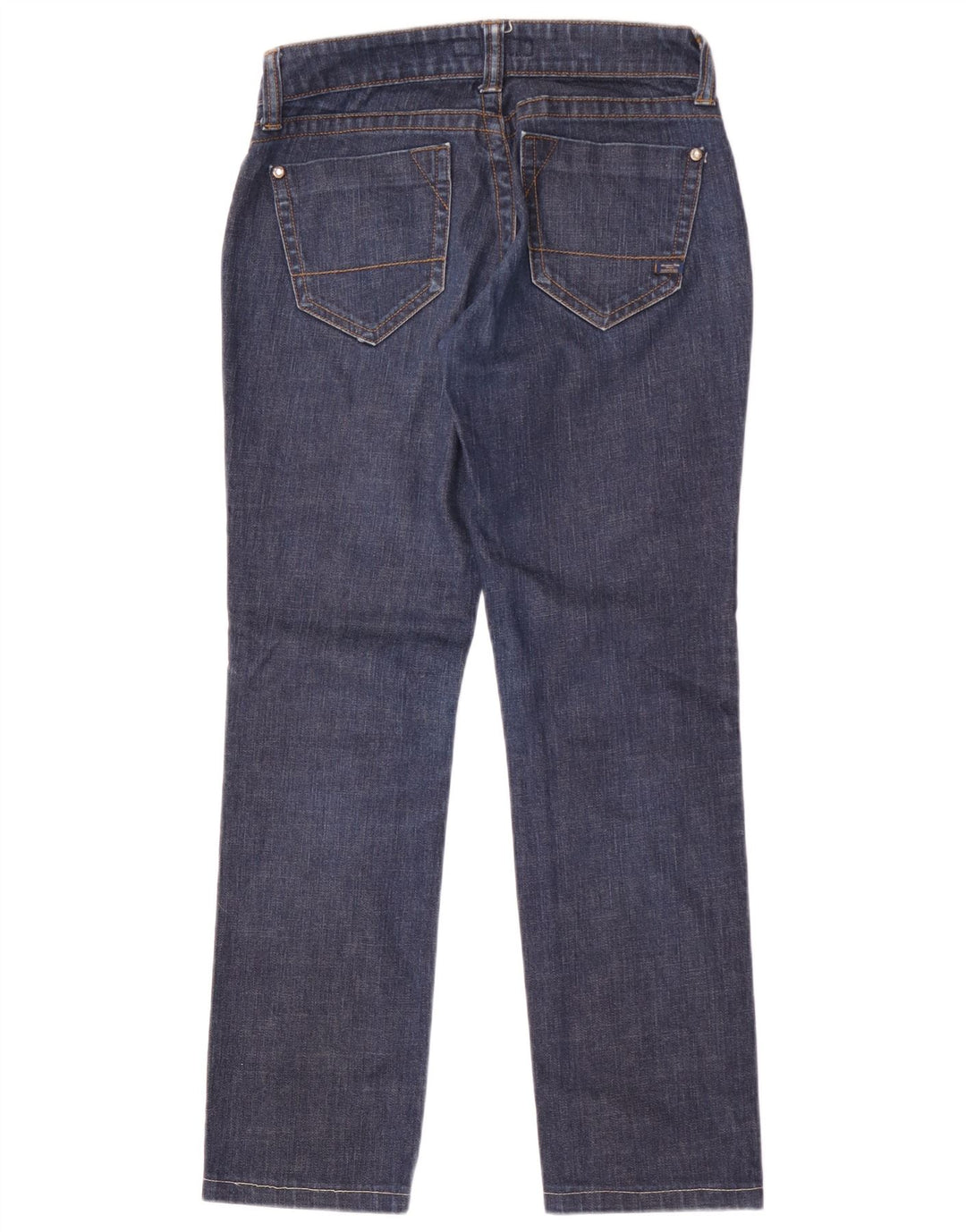 Massimo Dutti Jean droit femme W27 L29 bleu marine coton
