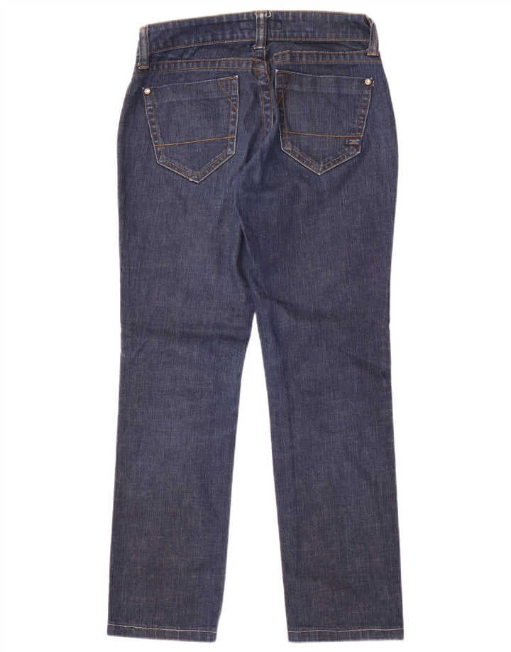 Massimo Dutti Jean droit femme W27 L29 bleu marine coton